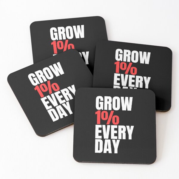 Item preview, Grow 1% every day designed and sold by Dondonmart.