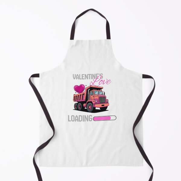 Item preview, "Valentine's love loading" construction truck designed and sold by Chris-graphics-art.