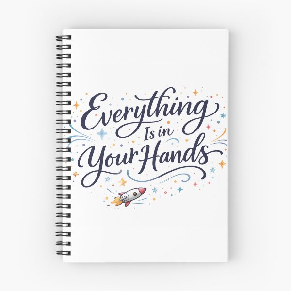 Item preview, Everything Is in Your Hands – Inspirational Hand Lettering designed and sold by Alekska-Art.