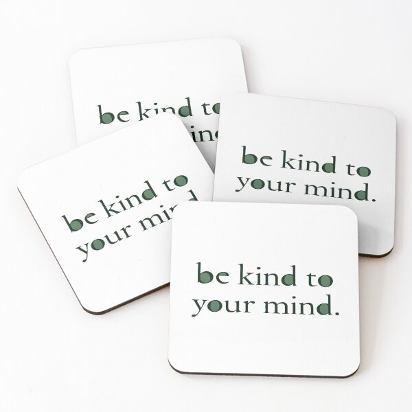 Item preview, Gentle Mental Health Reminder – Be Kind to Your Mind Quote for Self-Care Posters & Apparel designed and sold by Bright Nest Studio.
