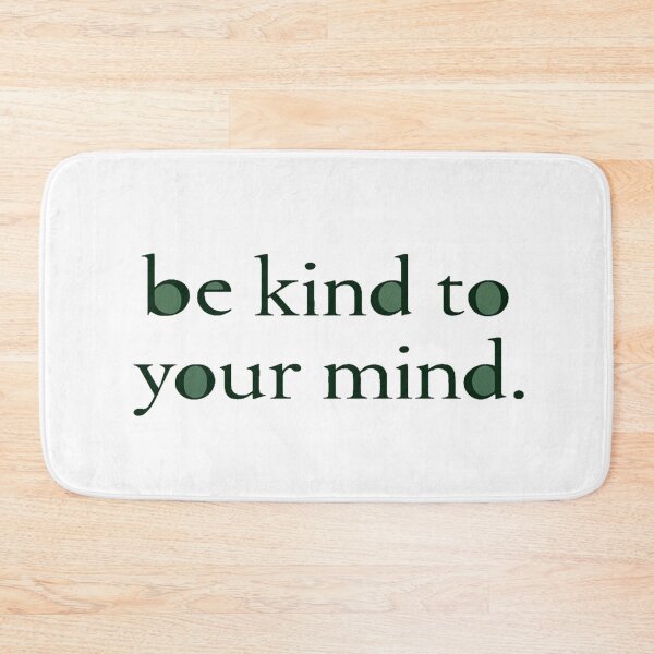 Item preview, Gentle Mental Health Reminder – Be Kind to Your Mind Quote for Self-Care Posters & Apparel designed and sold by Bright Nest Studio.
