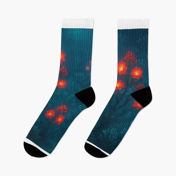 Item preview, Bioluminescent Bloom – Ethereal Coral Garden designed and sold by LuxuryApparels.