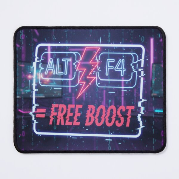 Item preview, ALT + F4 for Free Boost | Funny Gaming Prank Meme & Glitch Art designed and sold by ChainLogic.
