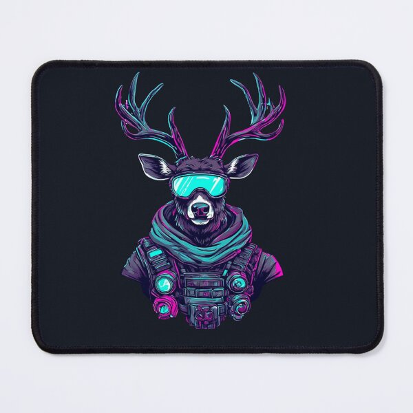 Item preview, Kopie von Neon Tactical Stag - Cyberpunk Gorpcore Spirit designed and sold by Shift-Bloom.