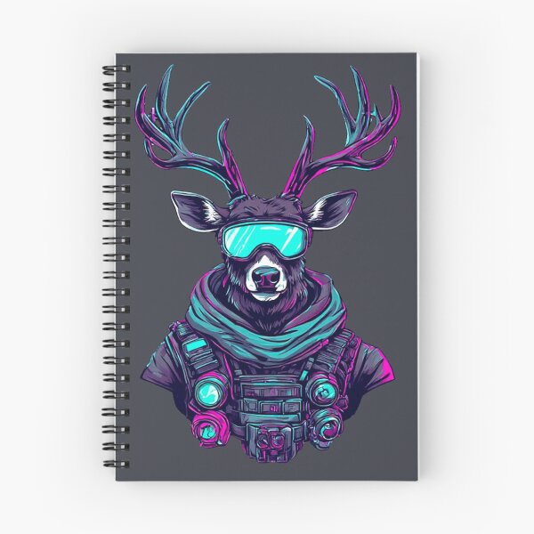 Item preview, Kopie von Neon Tactical Stag - Cyberpunk Gorpcore Spirit designed and sold by Shift-Bloom.