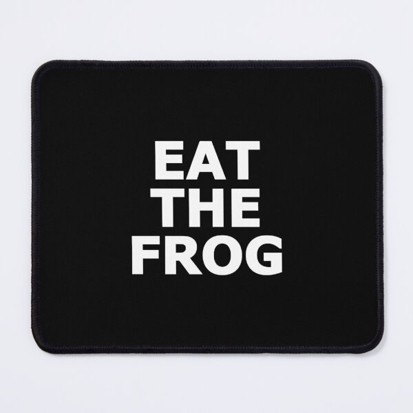 Item preview, Eat The Frog Productivity Motivation Quote designed and sold by Mikidesign1988.