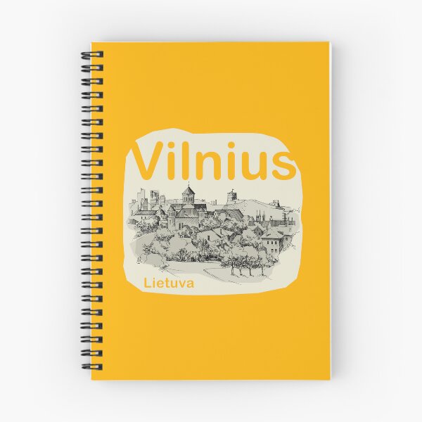 Item preview, Old Town of Vilnius, Lithuania, hand drawing designed and sold by studio838.
