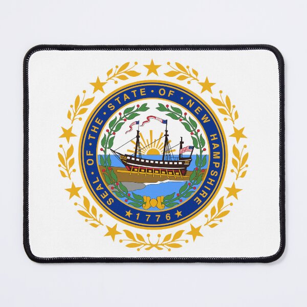 Item preview, New Hampshire State Seal – The Granite State Official Emblem 1776 designed and sold by NewNomads.