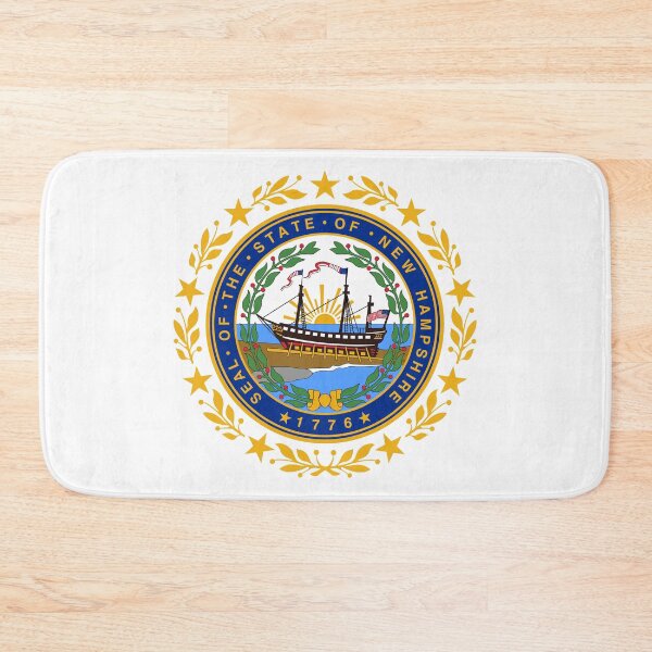 Item preview, New Hampshire State Seal – The Granite State Official Emblem 1776 designed and sold by NewNomads.