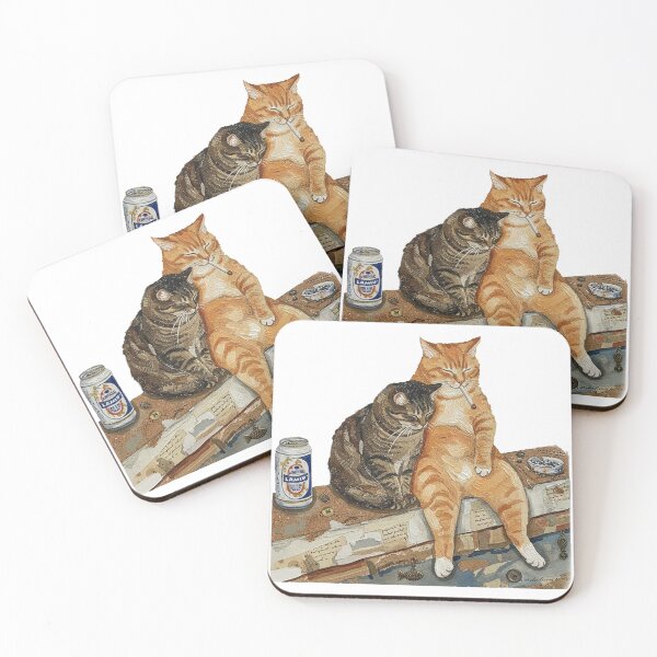 Item preview, Funny Smoking Cat - Vintage Cigarette  designed and sold by Steele-Art.