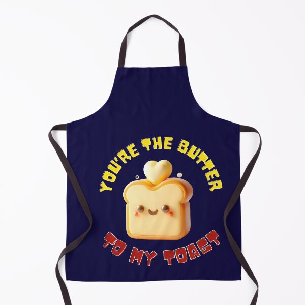 Item preview, You're The Butter To My Toast: Cute 3D Puffy Kawaii Food Pun designed and sold by HopeAndHustle.