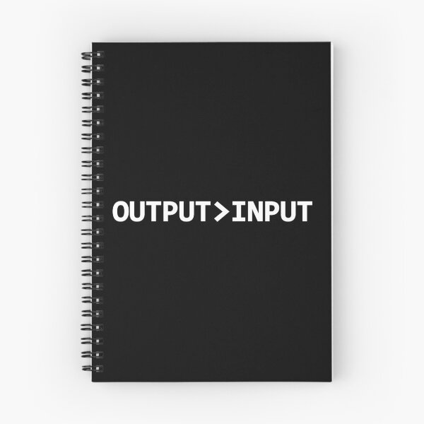 Item preview, Output Over Input Productivity Coder Quote designed and sold by Mikidesign1988.