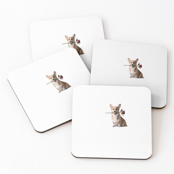 Item preview, Corgi with Flower – Cute Valentine’s Day Print designed and sold by GoxyVision.