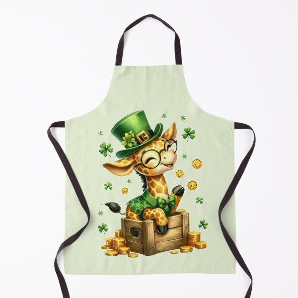 Item preview, Lucky Giraffe Leprechaun – Cute St. Patrick’s Day Animal Art designed and sold by CoquetteDigitalArt.