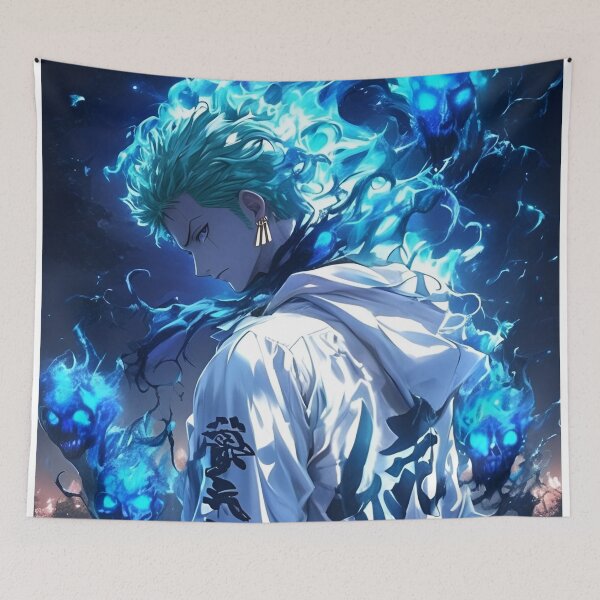 Item preview, Roronoa Zoro - Cursed Blade: Blue Spirit Ronin designed and sold by Dyan4.