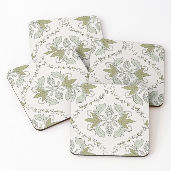 Item preview, Vintage Botanical Ogee - Biophilic Green designed and sold by dreamprint.