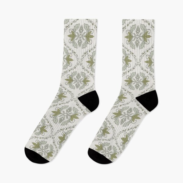 Item preview, Vintage Botanical Ogee - Biophilic Green designed and sold by dreamprint.