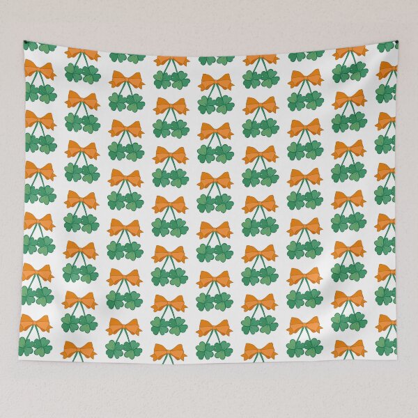 Item preview, Lucky Four-Leaf Clovers Tied With Bow designed and sold by ketrena.