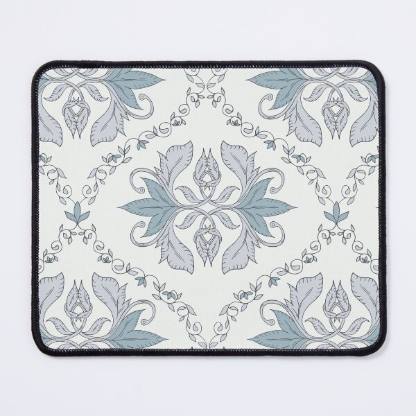 Item preview, Vintage Botanical Ogee - Calming Blue designed and sold by dreamprint.