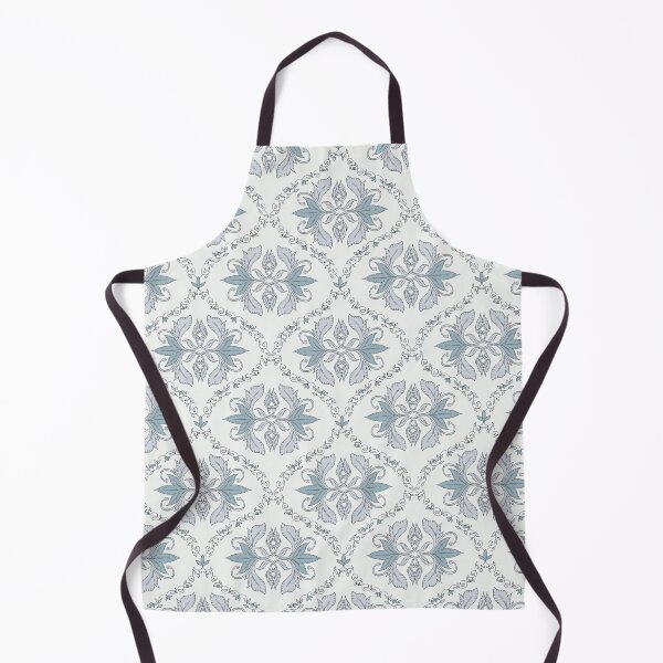 Item preview, Vintage Botanical Ogee - Calming Blue designed and sold by dreamprint.