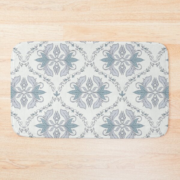 Item preview, Vintage Botanical Ogee - Calming Blue designed and sold by dreamprint.