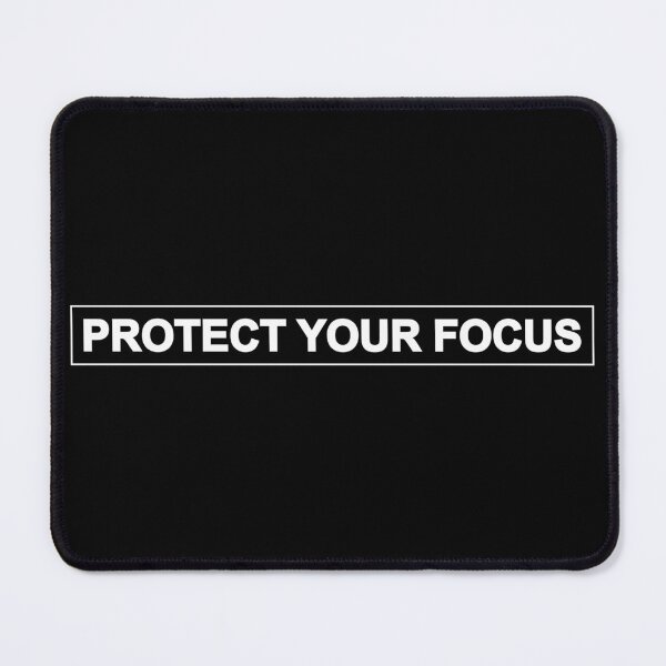 Item preview, Protect Your Focus Minimalist Statement designed and sold by Mikidesign1988.