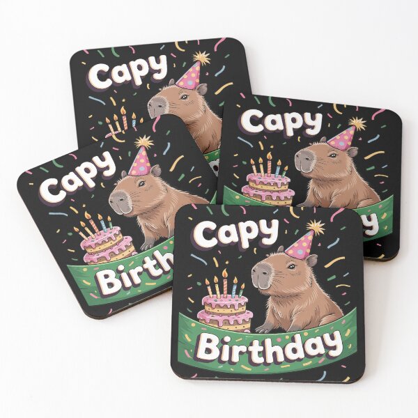 Item preview, Capy Birthday Capybara Birthday designed and sold by MarryIsMonth.