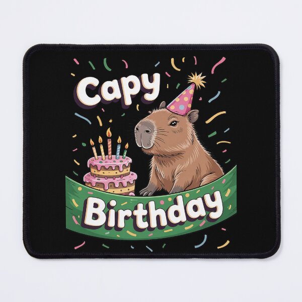 Item preview, Capy Birthday Capybara Birthday designed and sold by MarryIsMonth.