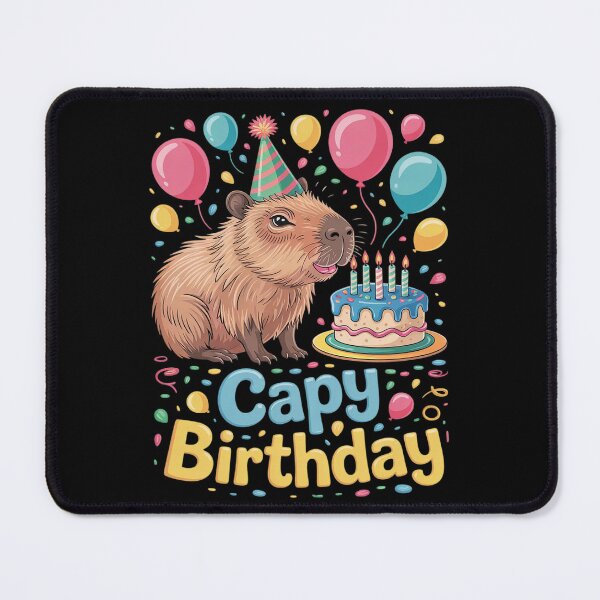Item preview, Capy Birthday Capybara1 designed and sold by AquaKiev.