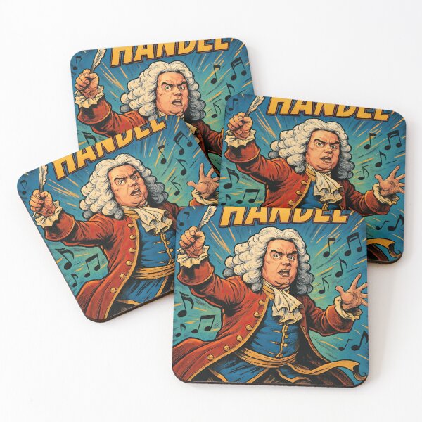 Item preview, George Frideric Handel, musician | Comics stylCartoone -  designed and sold by ComicsFactory.