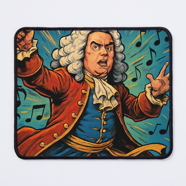 Item preview, George Frideric Handel, musician | Comics stylCartoone -  designed and sold by ComicsFactory.