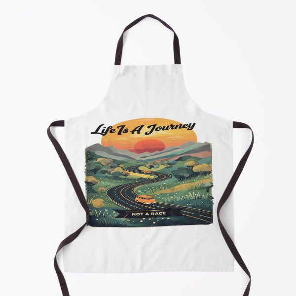 Item preview, Life Is a Journey Not a Race – Retro Scenic Road Trip Design for Mindful Living & Nature Lovers designed and sold by Bright Nest Studio.