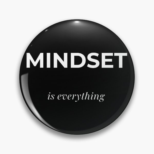 Item preview, Mindset Is Everything Minimalist Motivation designed and sold by Mikidesign1988.