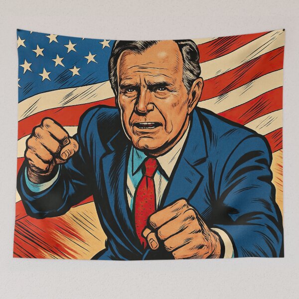Item preview, George H. W. Bush, leader | Comics stylCartoone -  designed and sold by ComicsFactory.