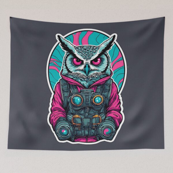 Item preview, Kopie von Kopie von Kopie von Neon Tactical Stag - Cyberpunk Gorpcore Spirit designed and sold by Shift-Bloom.