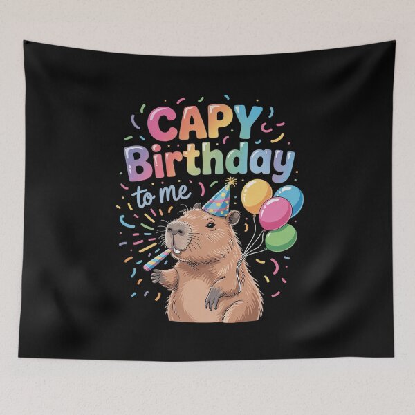 Item preview, Capy Birthday to Me Capybara Birthday Bday designed and sold by MarryIsMonth.