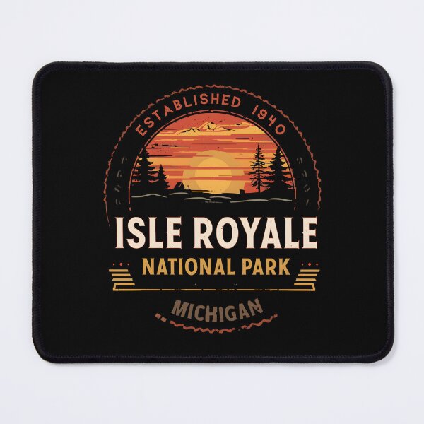Item preview, Isle Royale National Park - Michigan designed and sold by GoodOldVintage.