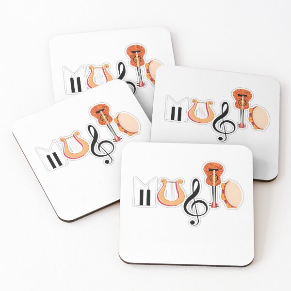 Item preview, Music Instrument Typography Art Design designed and sold by Deep-Fold.