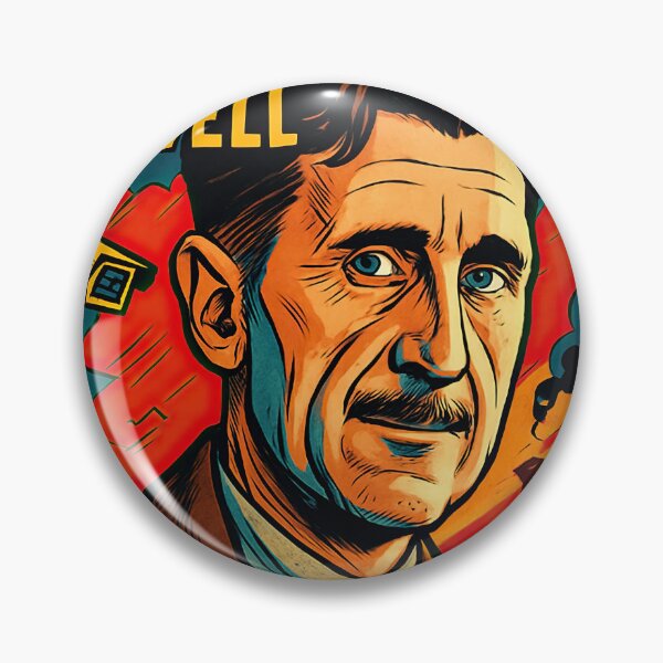 Item preview, George Orwell, author | Comics stylCartoone -  designed and sold by ComicsFactory.