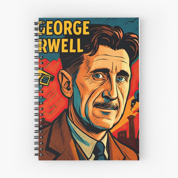 Item preview, George Orwell, author | Comics stylCartoone -  designed and sold by ComicsFactory.