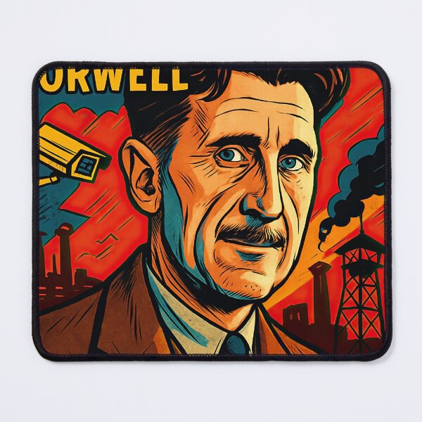 Item preview, George Orwell, author | Comics stylCartoone -  designed and sold by ComicsFactory.