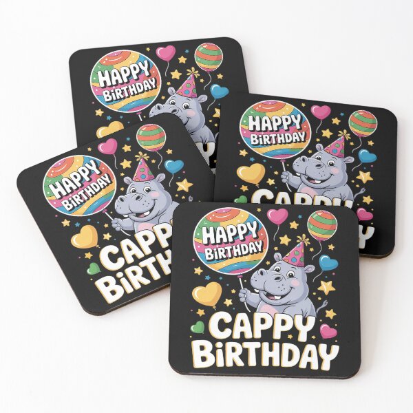 Item preview, Capybara Animal Lover Fun Cappy Birthday Party Supplies  designed and sold by MarryIsMonth.