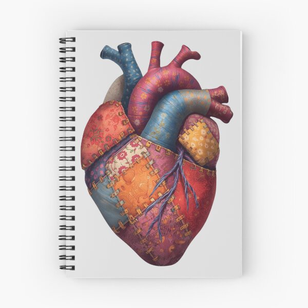 Item preview, Valentine Red Heart Love Sticker, Abstract Human Heart, Faux Patchwork  designed and sold by colorleafz.