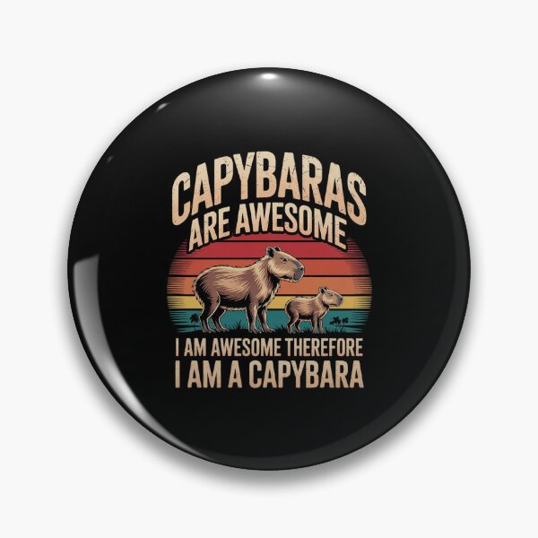 Item preview, Capybara Are Awesome Capybara Animal Lovers Men Women designed and sold by AquaKiev.