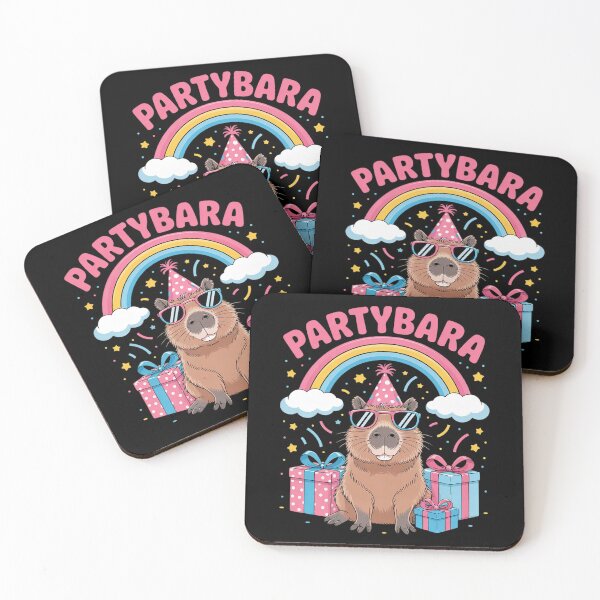 Item preview, Capybara Birthday for Kids Fun Capybara Party Partybara designed and sold by MarryIsMonth.