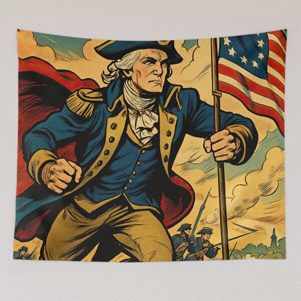 Item preview, George Washington, leader | Comics stylCartoone -  designed and sold by ComicsFactory.