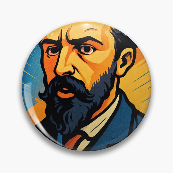 Item preview, Georges Seurat, portrait | Comics stylCartoone -  designed and sold by ComicsFactory.
