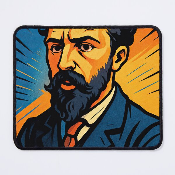 Item preview, Georges Seurat, portrait | Comics stylCartoone - designed and sold by ComicsFactory.