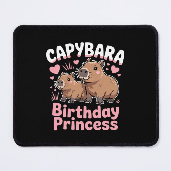 Item preview, Capybara Birthday Princess Animal Capybaras Lover Rodent designed and sold by MarryIsMonth.