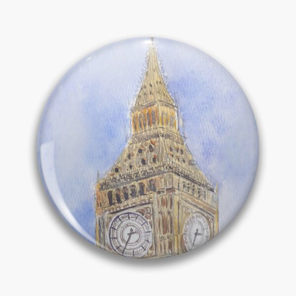 Item preview, Big Ben watercolour  designed and sold by ColorandColor.